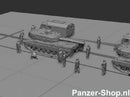 spur (H0) Bundeswehr Satze 7 | Bahnverladung Einweiser Modell