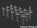 spur (H0) Bundeswehr Satze 8 | Salutierende Soldaten Modell
