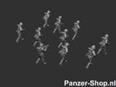 spur (H0) NVA Satze 2 | Trainierende Soldaten Modell