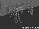 spur (H0) NVA Satze 5 | Soldaten In Ausganguniform Modell