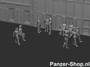 spur (H0) NVA Satze 5 | Soldaten In Ausganguniform Modell