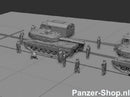 spur (N) Bundeswehr Satze 7 | Bahnverladung Einweiser Modell