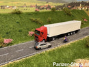 spur (N) MAN TGX Zugmaschine & Kühl Auflieger Modell