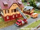 spur (N) Mercedes-Benz Vario 814D, DLK12/9 Feuerwehr Leiterwagen Modell