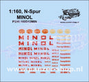 spur (N) MINOL Decals Modell