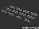 spur (N) Scenery Set 61, Betonbarrieren Modell