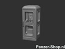 spur (N) Scenery Set 63, 6 Deutschen Bundespost Telefonzellen Modell