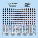 spur (TT) Wehrmacht Decals Modell
