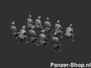 spur (Z) NVA Satze 7 | Sitzende Soldaten Modell